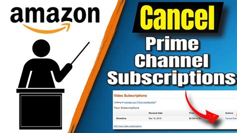 cancel amazon streaming channel subscriptions.